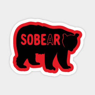 Sober Bear Magnet