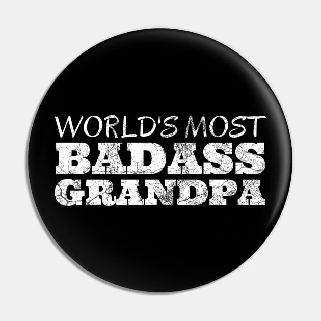 World's Most Badass Grandpa Pin by IndiPrintables