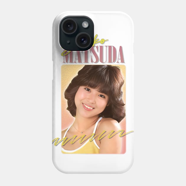 Seiko Matsuda // Retro 80s Fan Art Design Phone Case by DankFutura