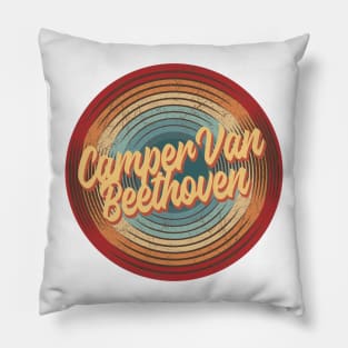 Camper Van Beethoven Vintage Circle Pillow