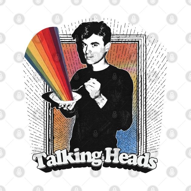 Talking Heads // Retro Style Fan Art Design by DankFutura