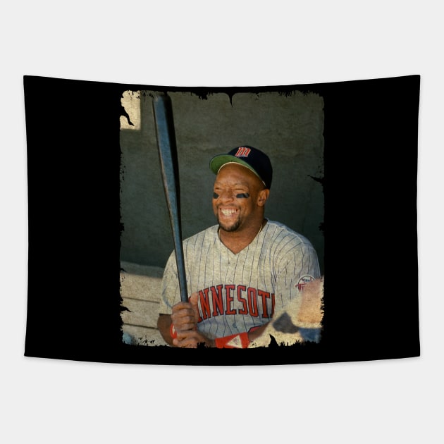 Kirby Puckett - Game 6 of The 1991 World Series Tapestry by PESTA PORA