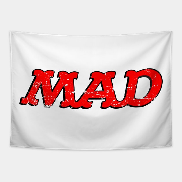 mad magazine Tapestry by Sassy The Line Art