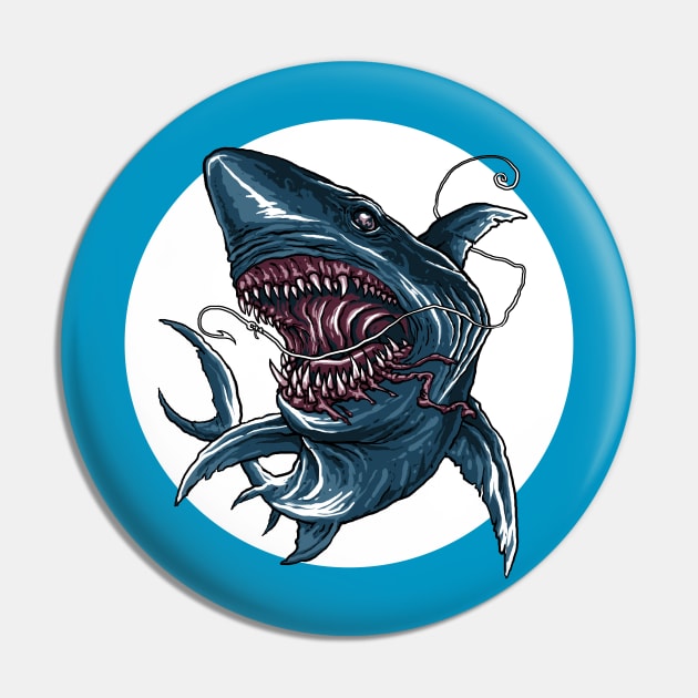 Shark blue Pin by akawork280