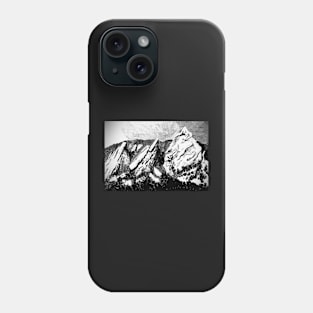 Flatiron Mountains Colorado Phone Case