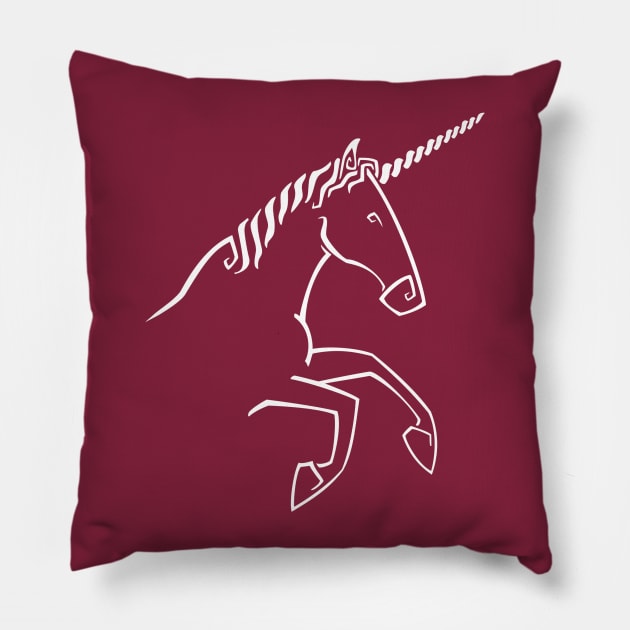 Unicorn Pillow by Lucas Brinkman