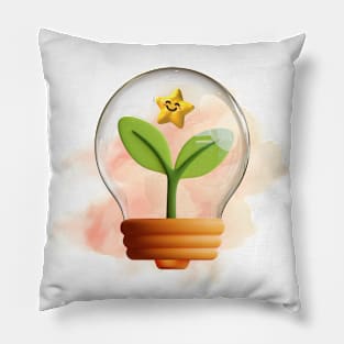 America Recycles Day design with cute lamp Pillow