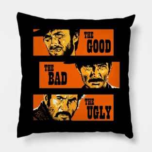 Mod.7 The Good The Bad The Ugly Pillow