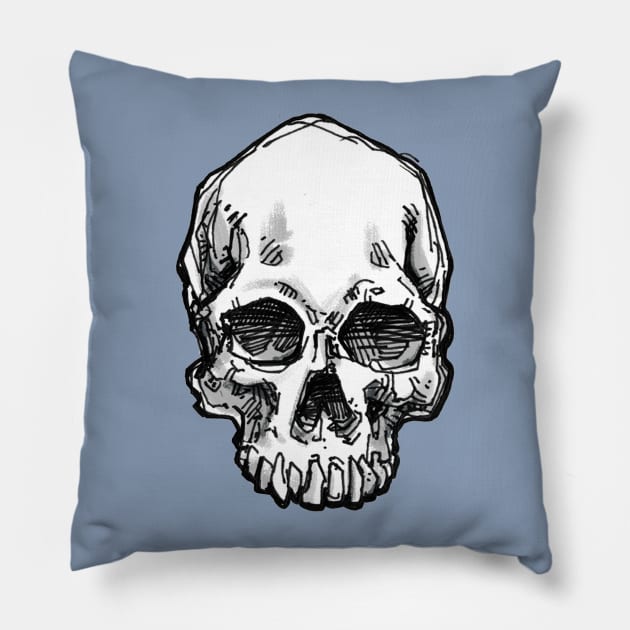 Skull Pillow by enoogs