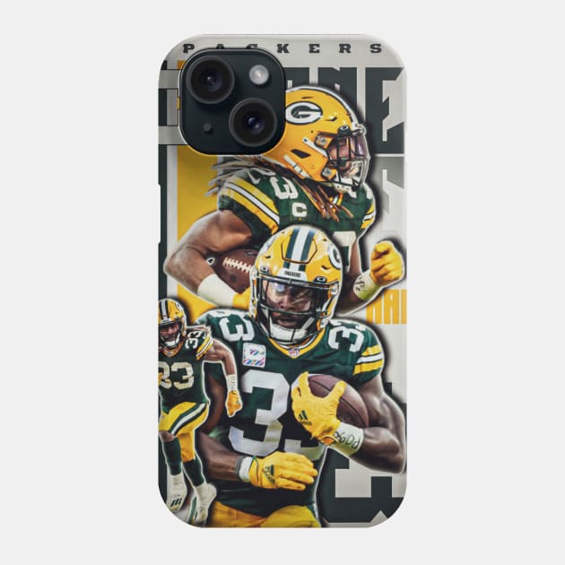 Aaron Jones 33 Phone Case by NFLapparel