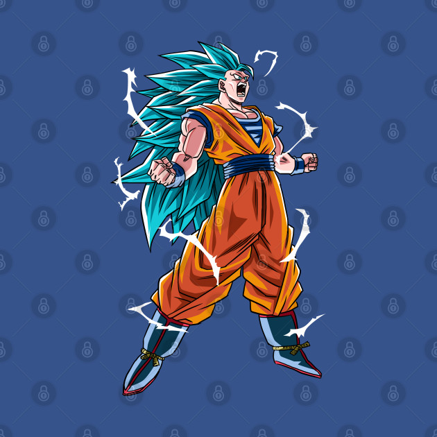 Blue Ssj3 - Goku - T-Shirt