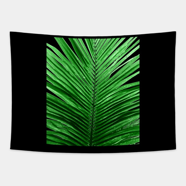 TROPICAL PALM LEAF Tapestry by GOTOCREATE