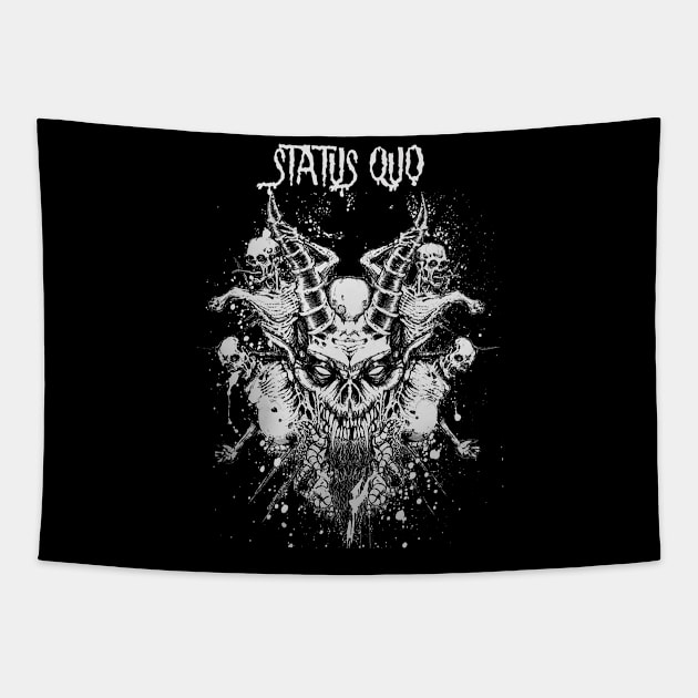 Dragon Skull Play Quo Tapestry by Teropong Kota