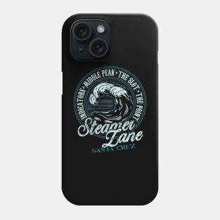 Steamer Lane Retro Wave Circle - Beach Gift Phone Case