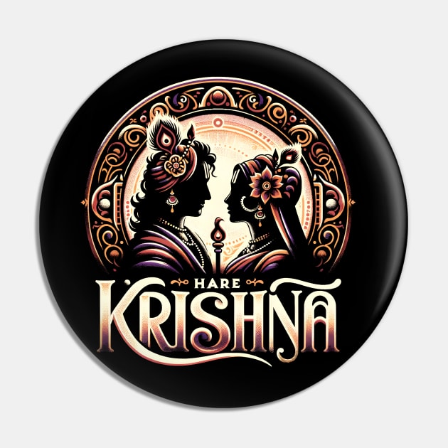 Radha & Krishna Hare Krishna Pin by Total 8 Yoga