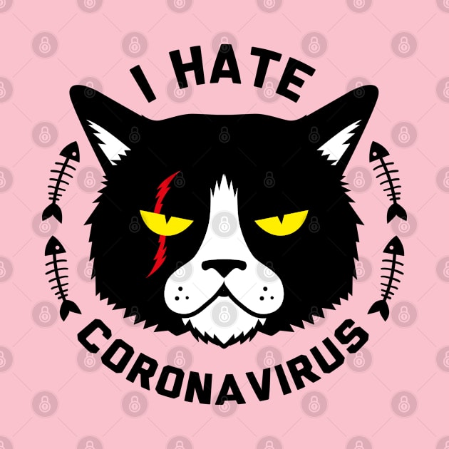 I Hate Everyone Cat Coronavirus Special by VectorLance