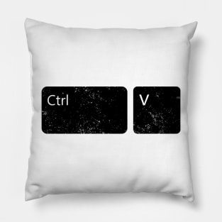 Copy Ctrl-C Ctrl-V Funny Copy Paste Matching For Coworkers Pillow