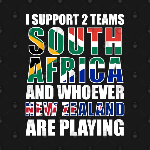 South Africa Sports Supporter New Zealand Joke Funny by BraaiNinja