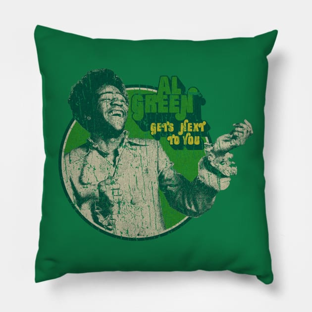 RETRO STYLE - AL GREEN MUSIC Pillow by MZ212