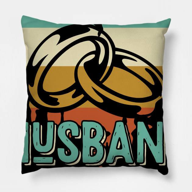 Best Husband Married Wedding Rings Husband Pillow Teepublic Au