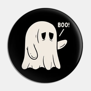 Tired Ghost Boo Pin