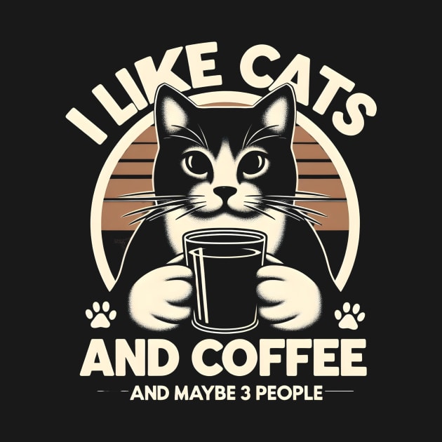 I like cats and coffee by Rizstor