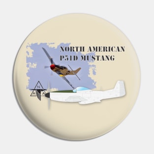 P-51 Mustang Pin