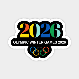 Olympic 2026 | Milan Cortina Winter Sports Magnet
