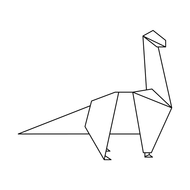 Baby brachiosaurus by Printable Muse