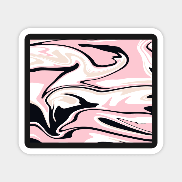 Marble colors Magnet by timegraf