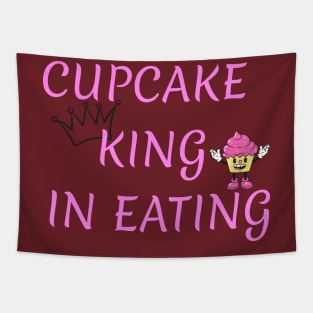 Cupcake king in eating Tapestry