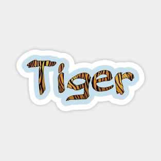 Tiger print Magnet