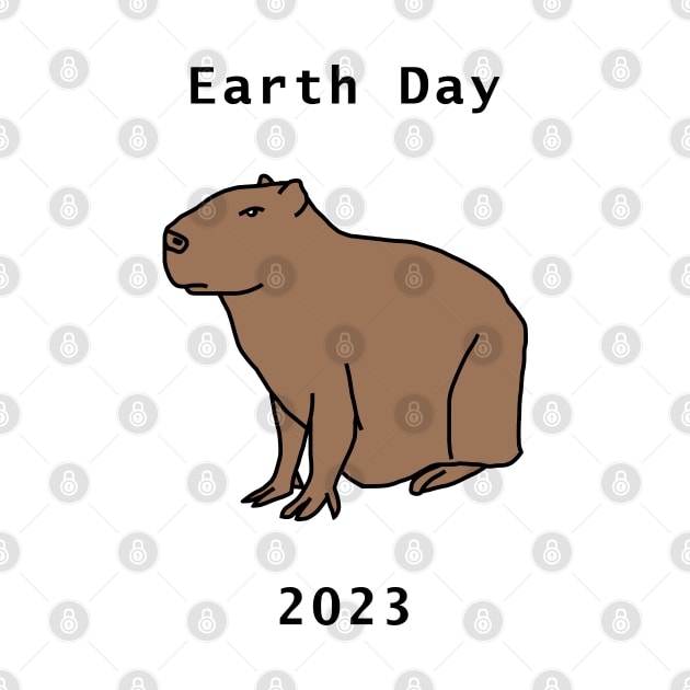 Capybara Earth Day 2023 by ellenhenryart