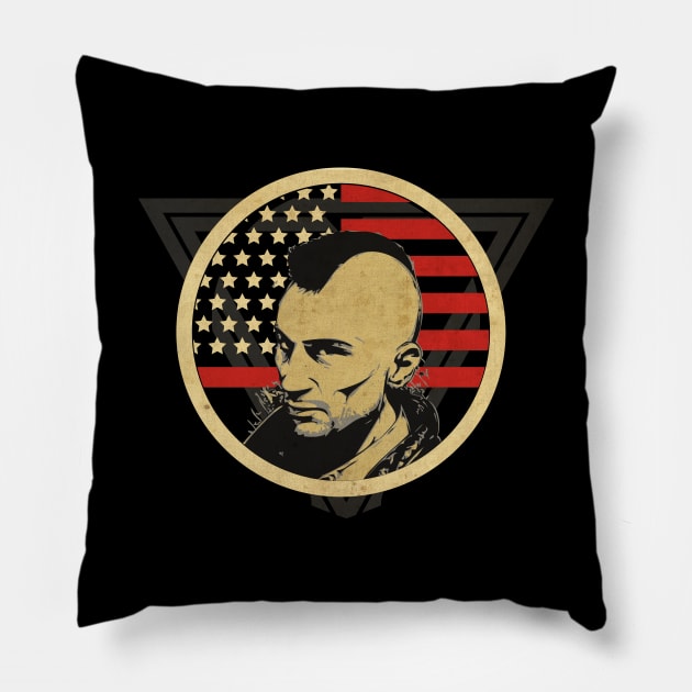 Taxi Pilot Pillow by CTShirts