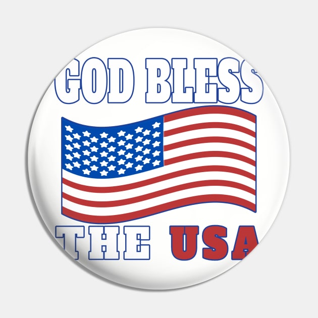 GOD BLESS THE USA | PATRIOT DESIGN GREAT FOR HOLIDAYS LIKE MEMORIAL DAY, 4TH OF JULY, LABOR DAY, OR VETERANS DAY Pin by KathyNoNoise