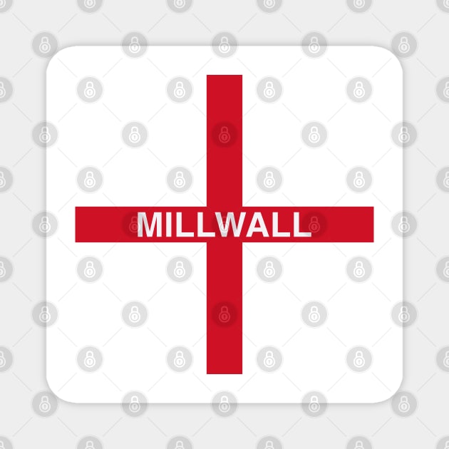 Millwall St George Banner Magnet by Confusion101