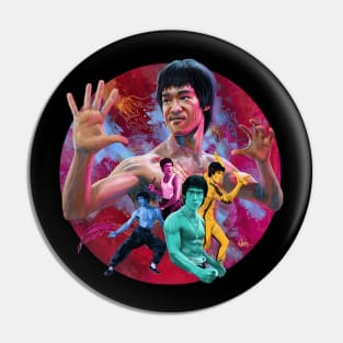 Movie Bruce Jeet Kune Do Bruce Dragon Legend Pin