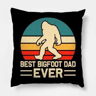 Best Bigfoot Dad Ever Sasquatch Father's Day Pillow
