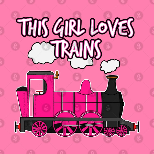 This Girl Loves Trains, Steam Train by doodlerob