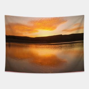 Beach Sunset Ocean Beach Sunset Tapestry