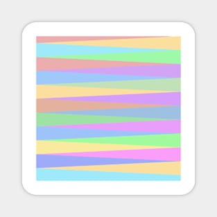 Striped colored columns background Magnet