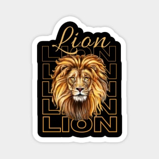 LION | Wear your favorite wild animal Magnet