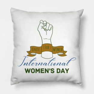 Internation womens day T-Shirt design -Women rights t-shirt Pillow