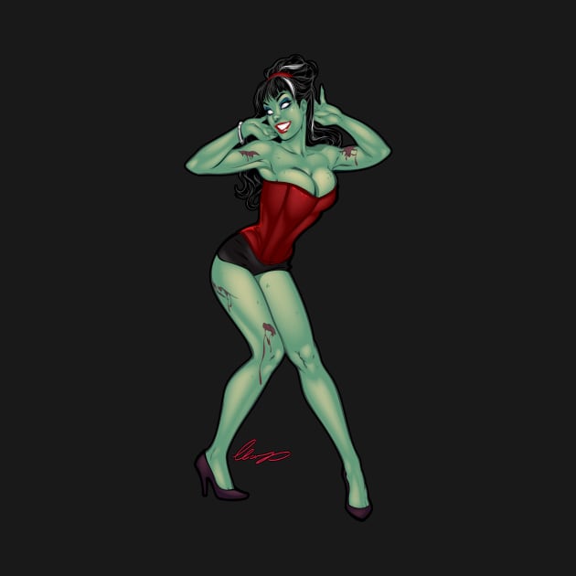 Sexy Zombie pinup girl by Eliaschatzoudis