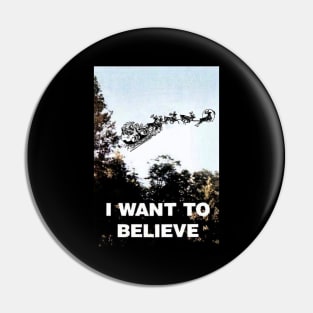 i want to believe santa Pin