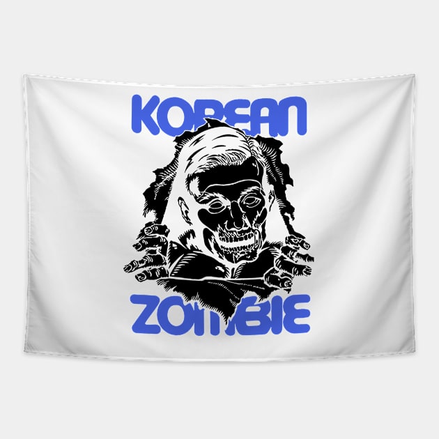 korean zombie Undead Fury Tapestry by WikiDikoShop