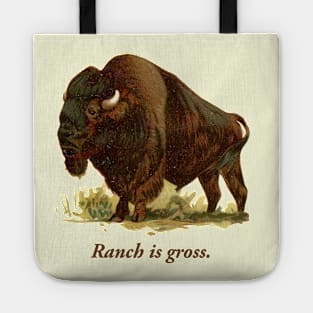 Funny Buffalo NY Gift Chicken Wings Ranch is Gross Blue Cheese Lover Tote