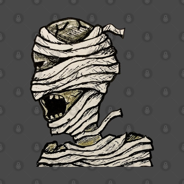 Ancient Mummy by ElizabethB_Art