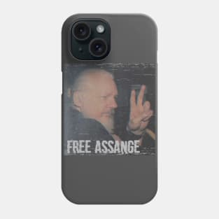 Free Julian Assange Phone Case