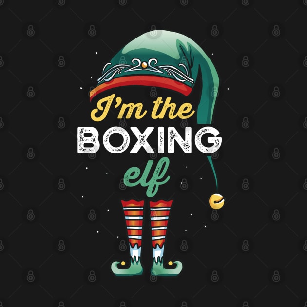 Boxing Elf Family Matching Christmas Gift by qwertydesigns